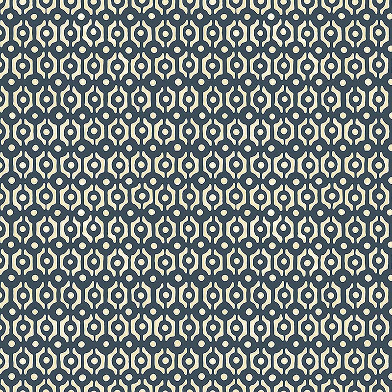 Galbraith & Paul Links Indigo Wallpaper Sample