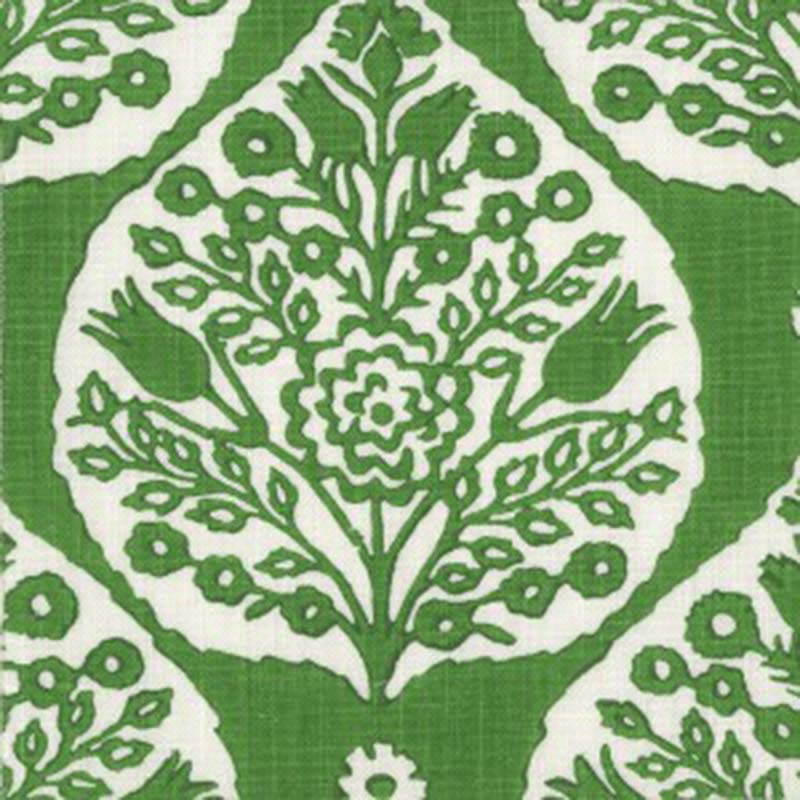 Galbraith & Paul Little Lotus Malachite Fabric Sample