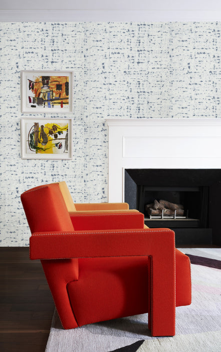 Christopher Farr Loose Weave Cobalt Wallpaper