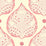 Galbraith & Paul Lotus Rhubarb Wallpaper Sample