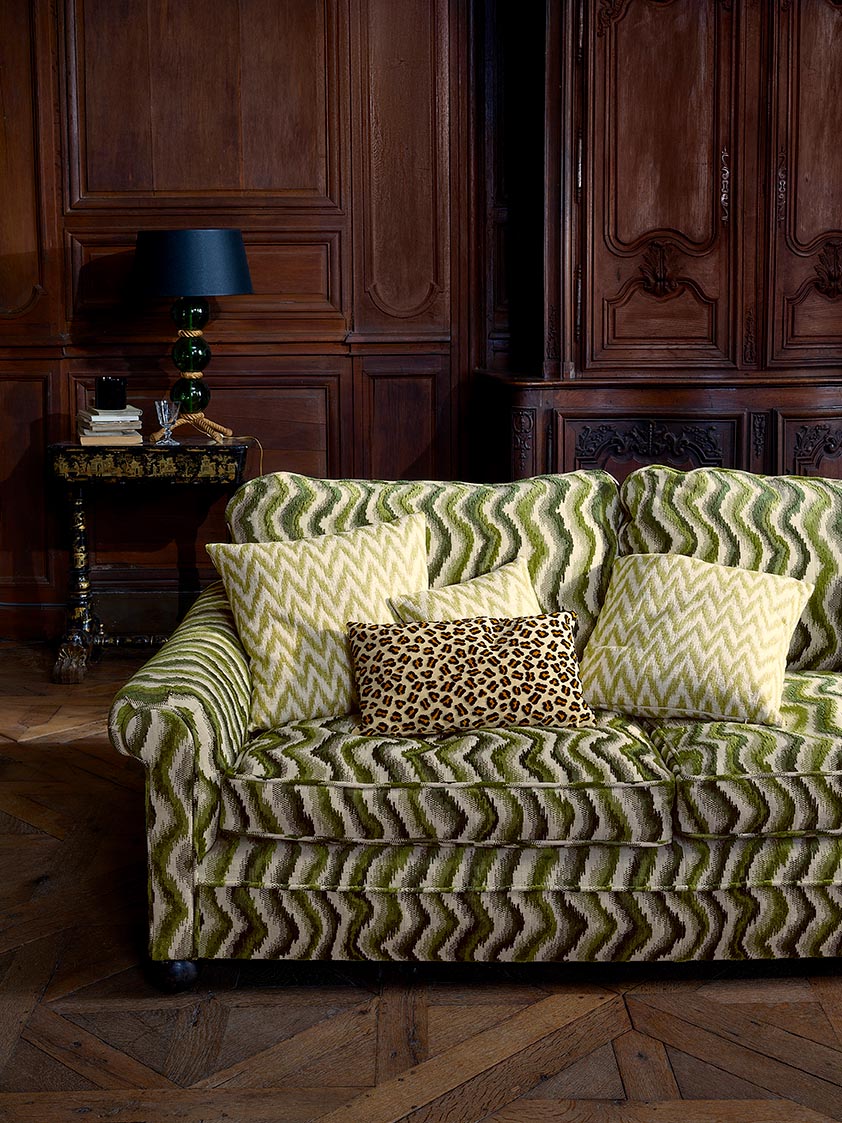 Braquenie Montcel Jungle Fabric Sample B7662005