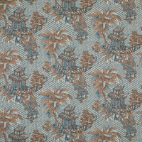 Marvic Textiles Mandalay Blue/Flax Fabric 7260-1