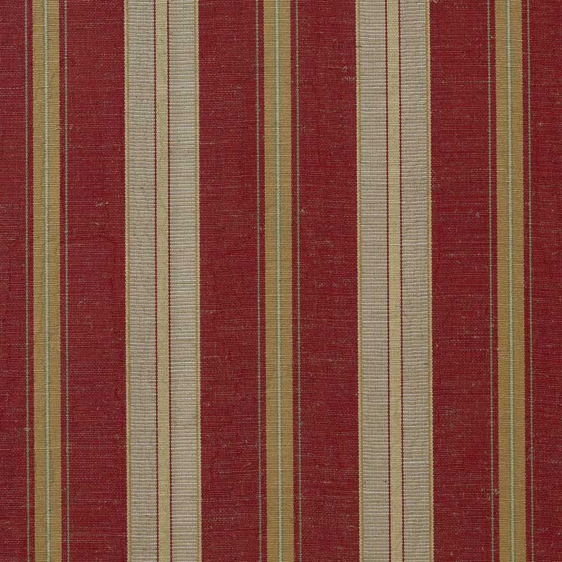 Marvic Textiles Misa Moire Stripe Red Fabric Sample 4331-14