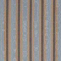 Marvic Textiles Misa Moire Stripe Turquoise Fabric 6784-1
