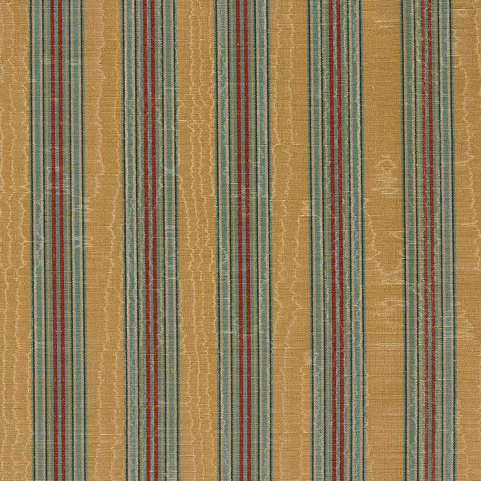 Marvic Textiles Misa Moire Stripe Mango Fabric Sample 6784-24