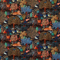 Pierre Frey Le Jardin Du Palais Velours Nuit Fabric F3470002