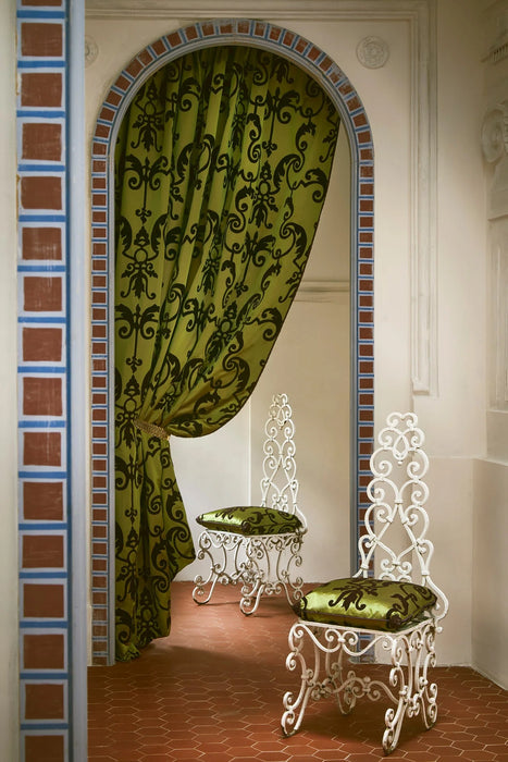 Fadini Borghi Napoli Verde Antico Fabric Sample I6665001