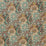 Nina Campbell Paridaiza Chocolate / Teal / Russet Fabric NCF4565-03