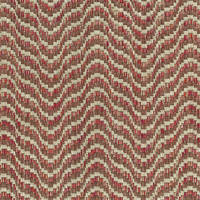 Nina Campbell Ondoso Red / Clay Fabric Sample NCF4572-03