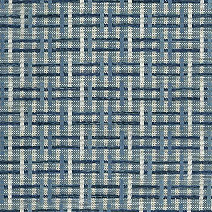 Nina Campbell Altana Indigo Blue Fabric NCF4573-01