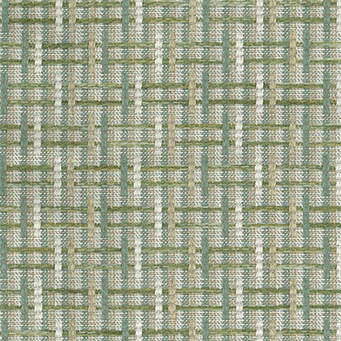 Nina Campbell Altana Aqua / Sage Fabric Sample NCF4573-04