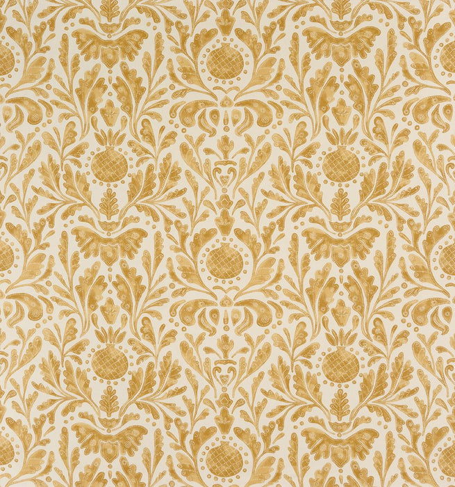 Nina Campbell Castellane Ochre Fabric NCF4580-03