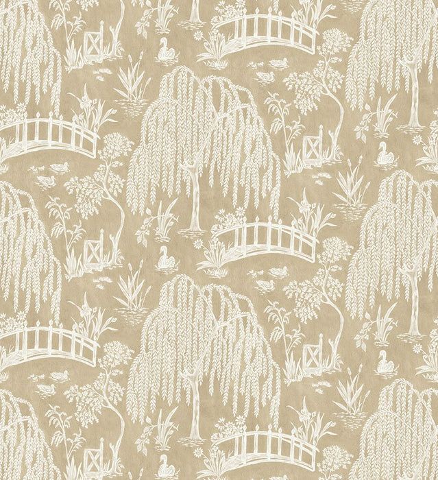 Nina Campbell Les Saules Beige Fabric NCF4587-01