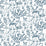 Nina Campbell La Quintinie Indigo Fabric NCF4588-04