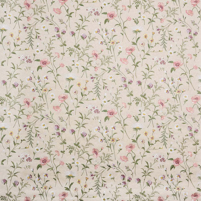 Nina Campbell Snowshill Meadow Blush/Lilac/Green Fabric NCF4600-02