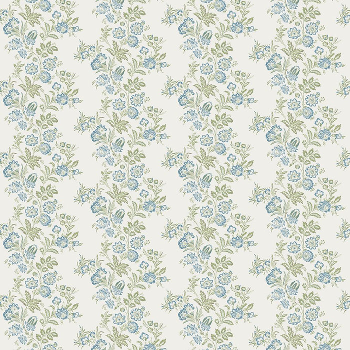 Nina Campbell Bibury Blue/Green Fabric NCF4604-02