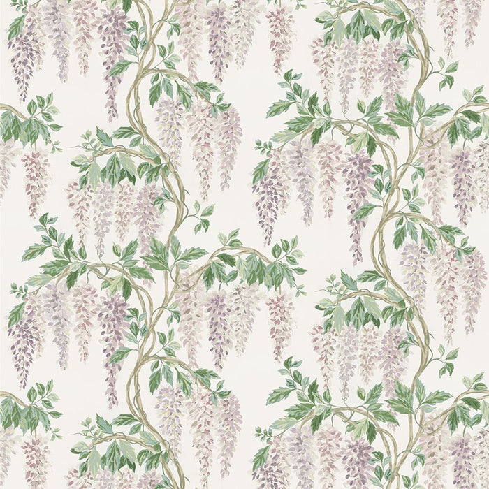 Nina Campbell Wisteria Walk Lilac/Green Fabric NCF4605-02