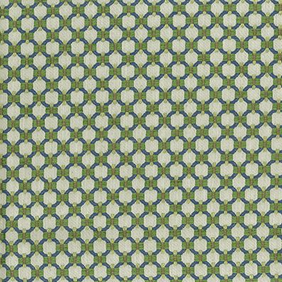 Nina Campbell Loveden Green/Cobalt Fabric Sample NCF4610-04