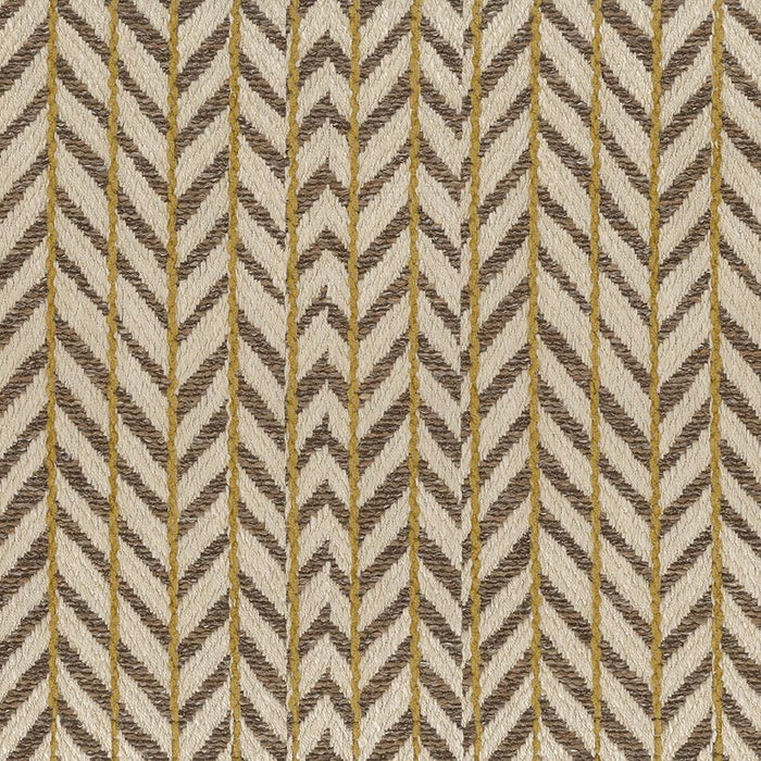 Nina Campbell Fairford Mocha/Ochre Fabric Sample NCF4611-02