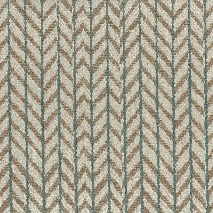 Nina Campbell Fairford Beige/Teal Fabric Sample NCF4611-03