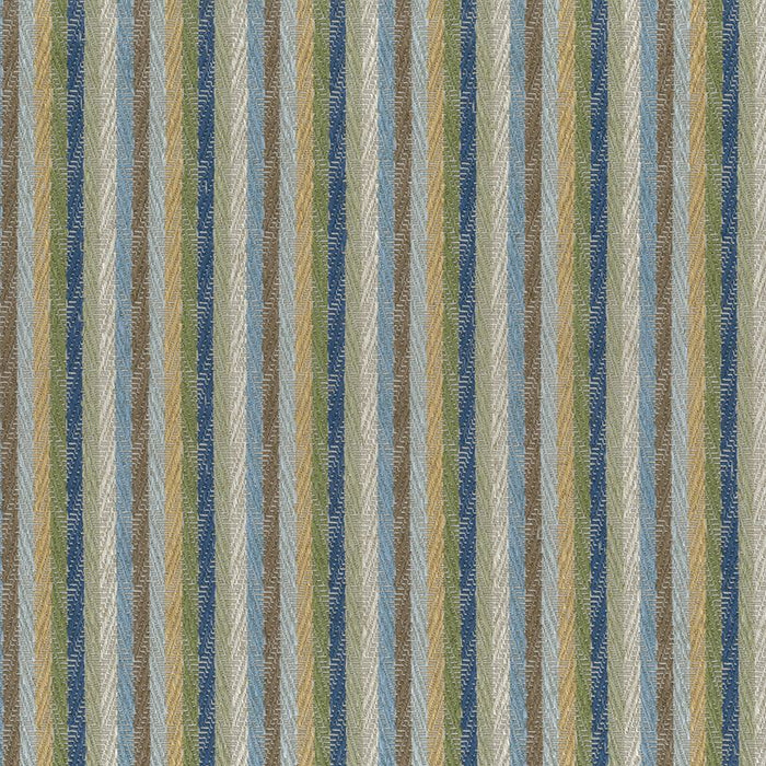 Nina Campbell Popham Blue/Indigo/Sage Fabric Sample NCF4614-03