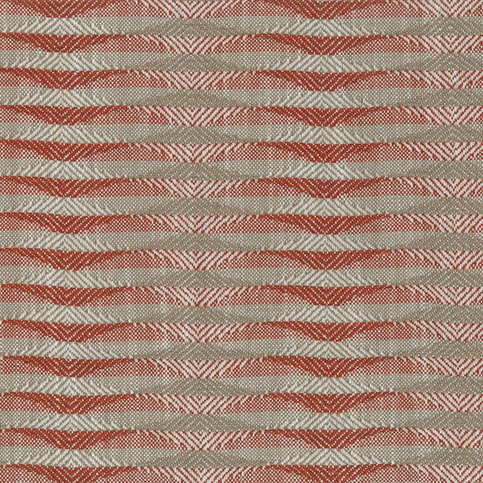 Nina Campbell Kingham Russet/Taupe Fabric Sample NCF4615-01