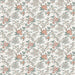Nina Campbell Genevieve Teal / Coral / Ivory Fabric NCF4621-01
