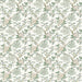 Nina Campbell Genevieve Green / Blue / Ivory Fabric Sample NCF4621-04