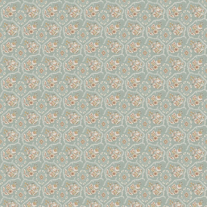 Nina Campbell Pagelle Aqua Fabric Sample NCF4623-02