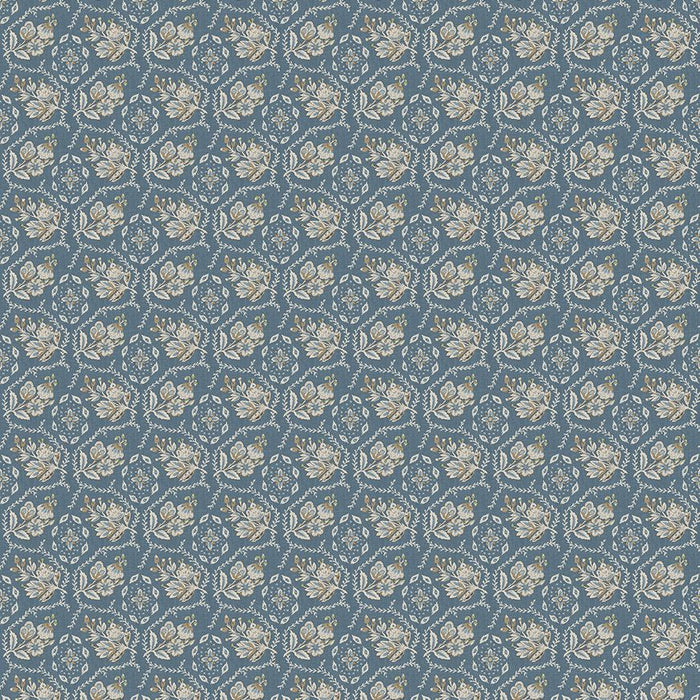 Nina Campbell Pagelle Denim Fabric Sample NCF4623-04