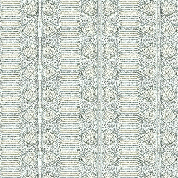 Nina Campbell Nicolet Teal / Green Fabric NCF4624-03