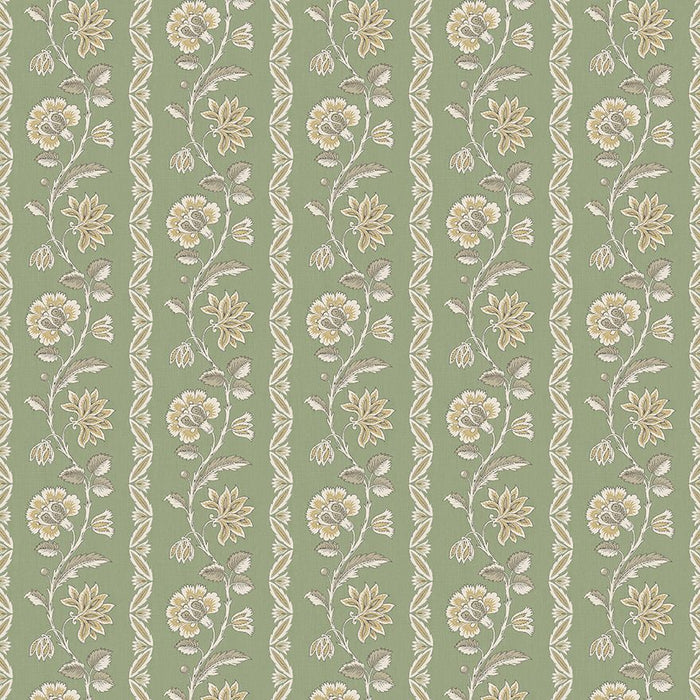 Nina Campbell Bertin Green / Yellow Fabric NCF4625-03