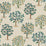 Nina Campbell Fener Grove Blue / Purple, Chartreuse / Green Wallpaper NCW4590-02
