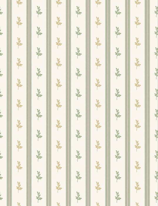 Nina Campbell Anduze Chartreuse / Green, Brown / Dark Neutral, Yellow / Orange, Multi-coloured Wallpaper NCW4592-02