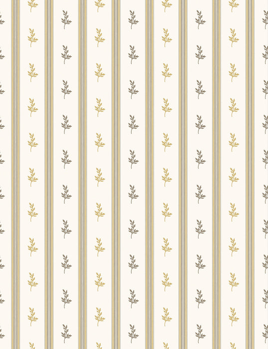 Nina Campbell Anduze Yellow / Orange, Brown / Dark Neutral, Multi-coloured Wallpaper Sample NCW4592-03