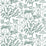Nina Campbell La Quintinie Turquoise / Teal Wallpaper NCW4594-01