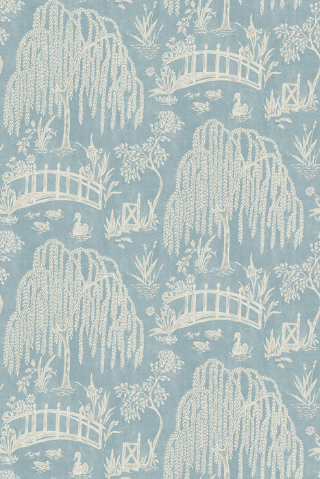 Nina Campbell Les Saules Blue / Purple Wallpaper NCW4595-03