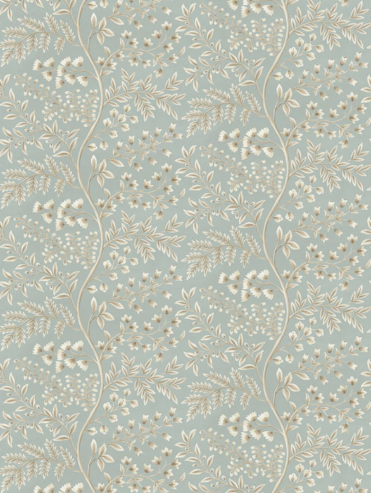 Nina Campbell Lamballe Duck Egg Wallpaper Sample NCW4630-03