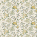 Nina Campbell Genevieve Yellow / Sage / Ivory Wallpaper NCW4634-03