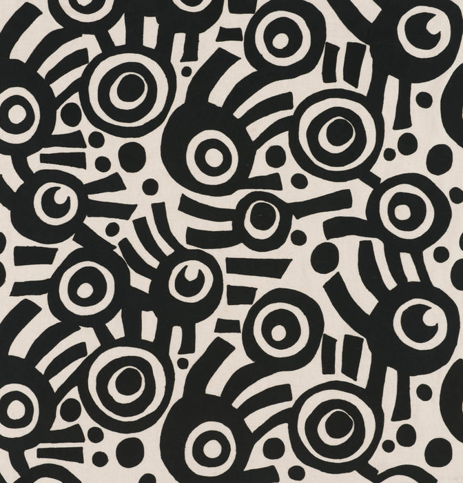 Pierre Frey Sakura Noir Fabric Sample F2990001