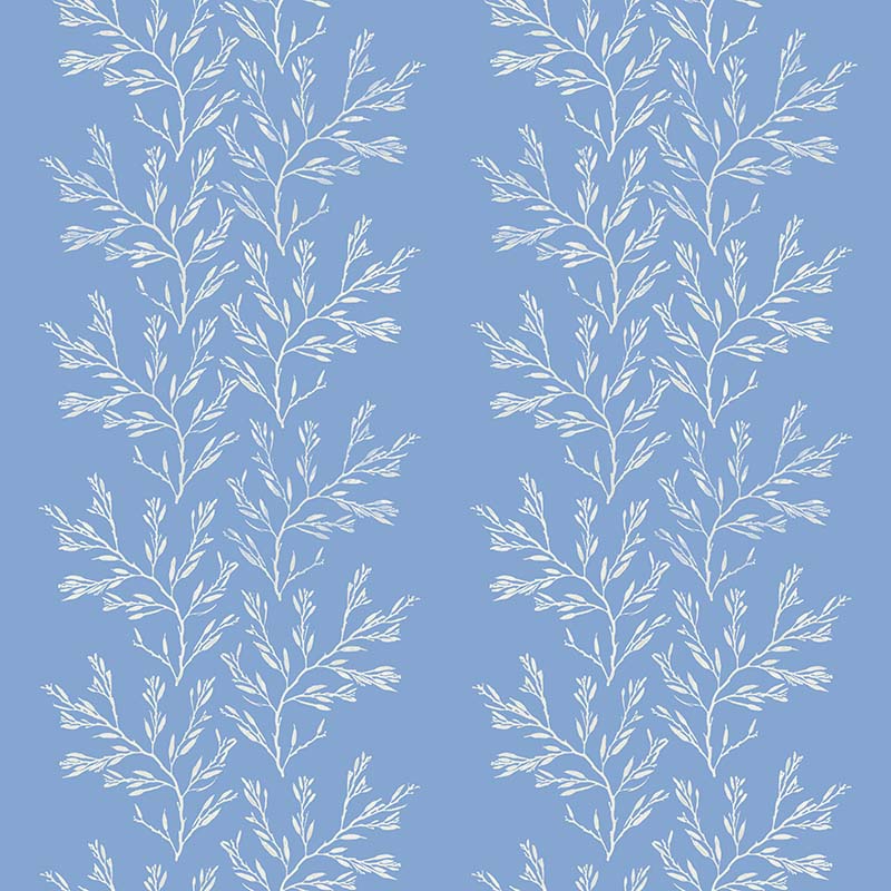Galbraith & Paul Nori Stripe Bluebell Wallpaper Sample