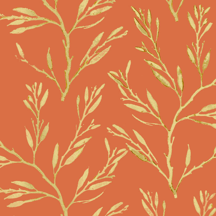 Galbraith & Paul Nori Stripe Flame Wallpaper Sample