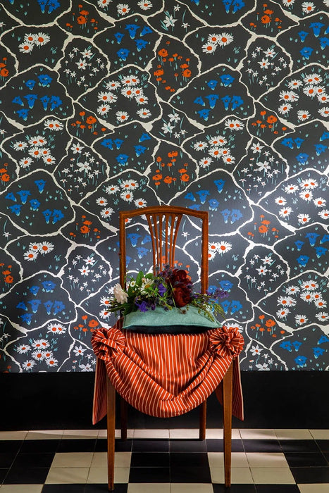 Pierre Frey Champ Fleuri Ocre Wallpaper FP093001