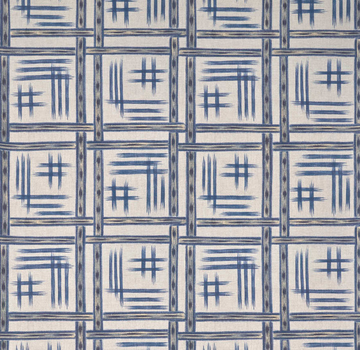 Pierre Frey Akimasa Indigo Wallpaper Sample FP057001