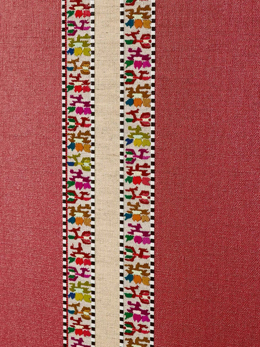 Pierre Frey Benin Cerise Wallpaper Sample FP133001