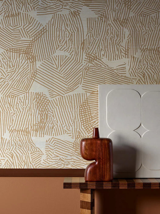 Pierre Frey Peninsule Nacre Wallpaper Sample FP146001