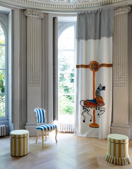 Pierre Frey Le Zebre Du Carrousel Multicolore Fabric Sample F4069001