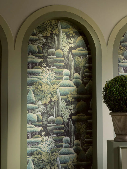 Pierre Frey Les topiaires Sauge Wallpaper Sample FP274001