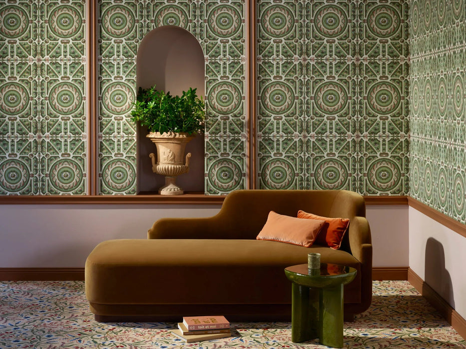 Pierre Frey Parterre Jardin Wallpaper Sample FP108001