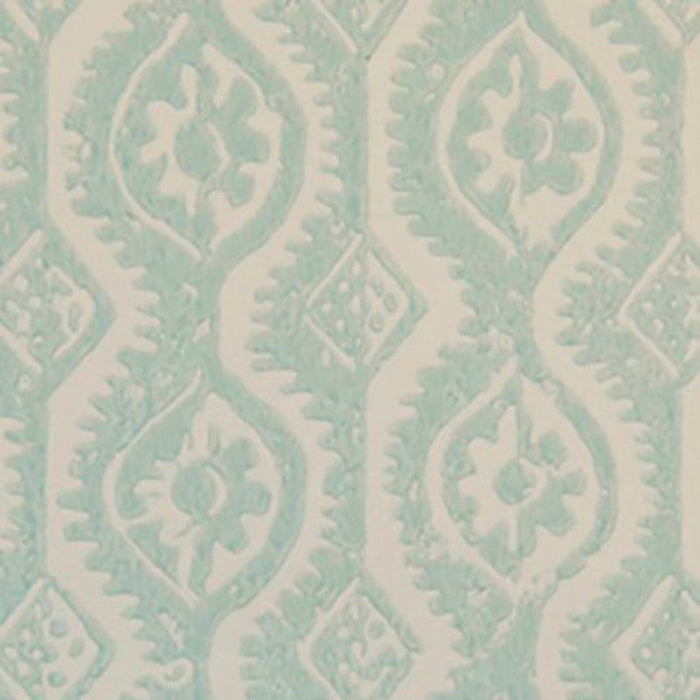 Lee Jofa Small Damask Aqua Wallpaper Sample PBFC-3509.13.0